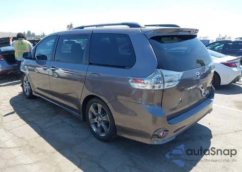 2015 Toyota Sienna Se Premium 8 Passenger из США, поврежденный, VIN 5TDXK3DC7FS678569